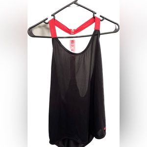 Nike Just Do It - Black & Red Workout Tank-top